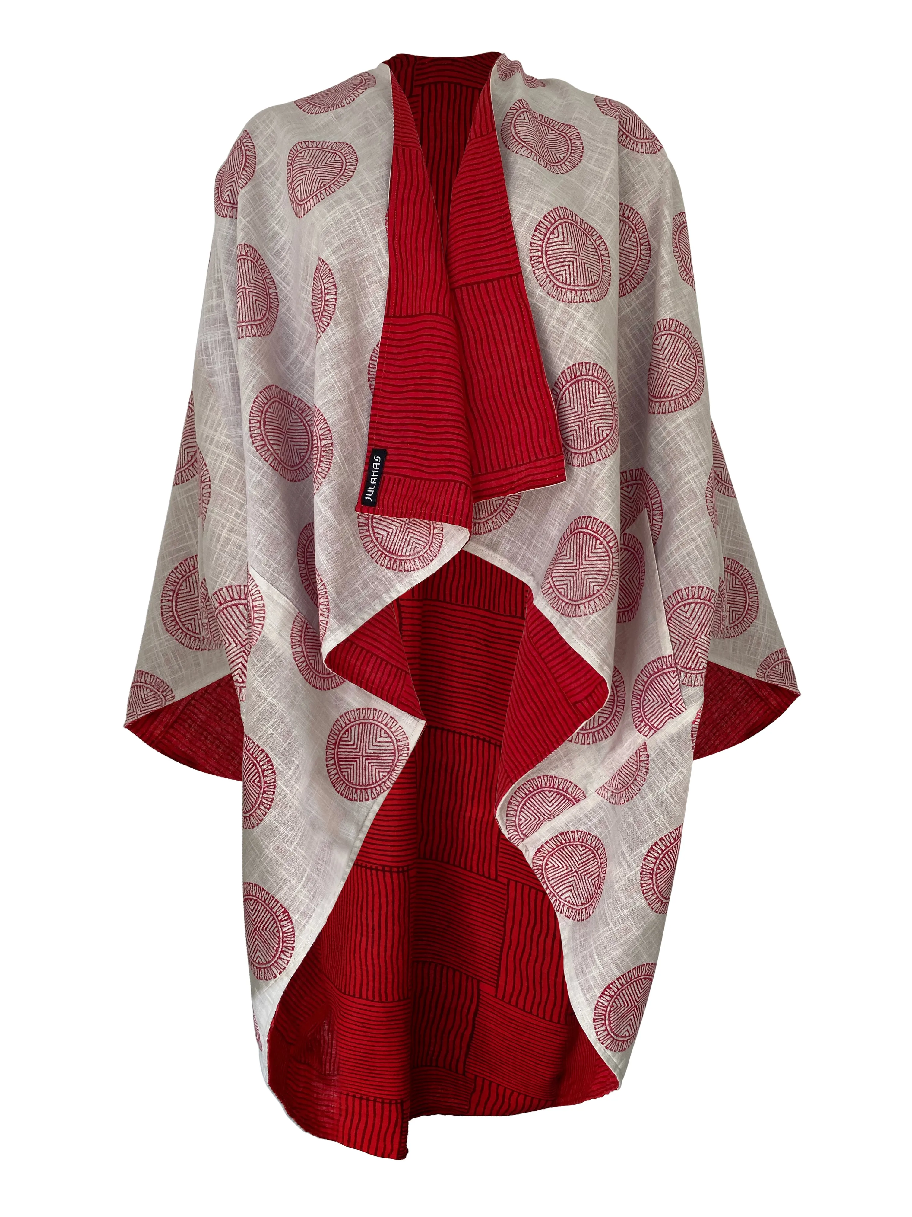 JULAHAS  JIVA Cotton Kimono Fire