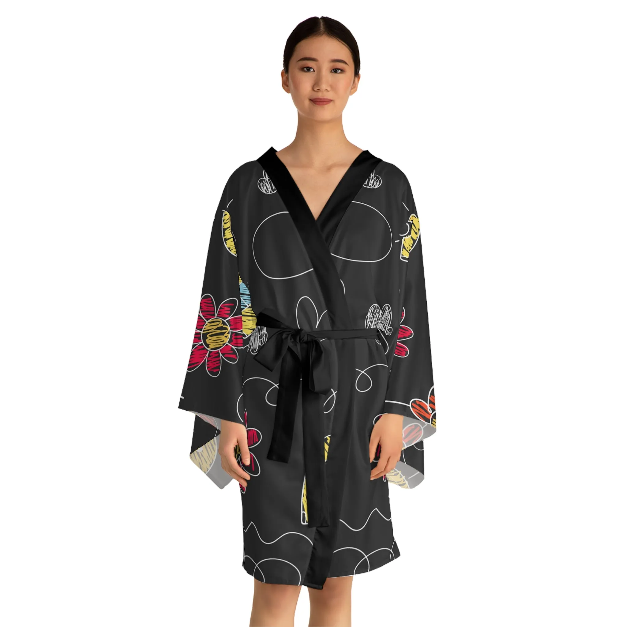 Kids Doodle Playground - Inovax Long Sleeve Kimono Robe