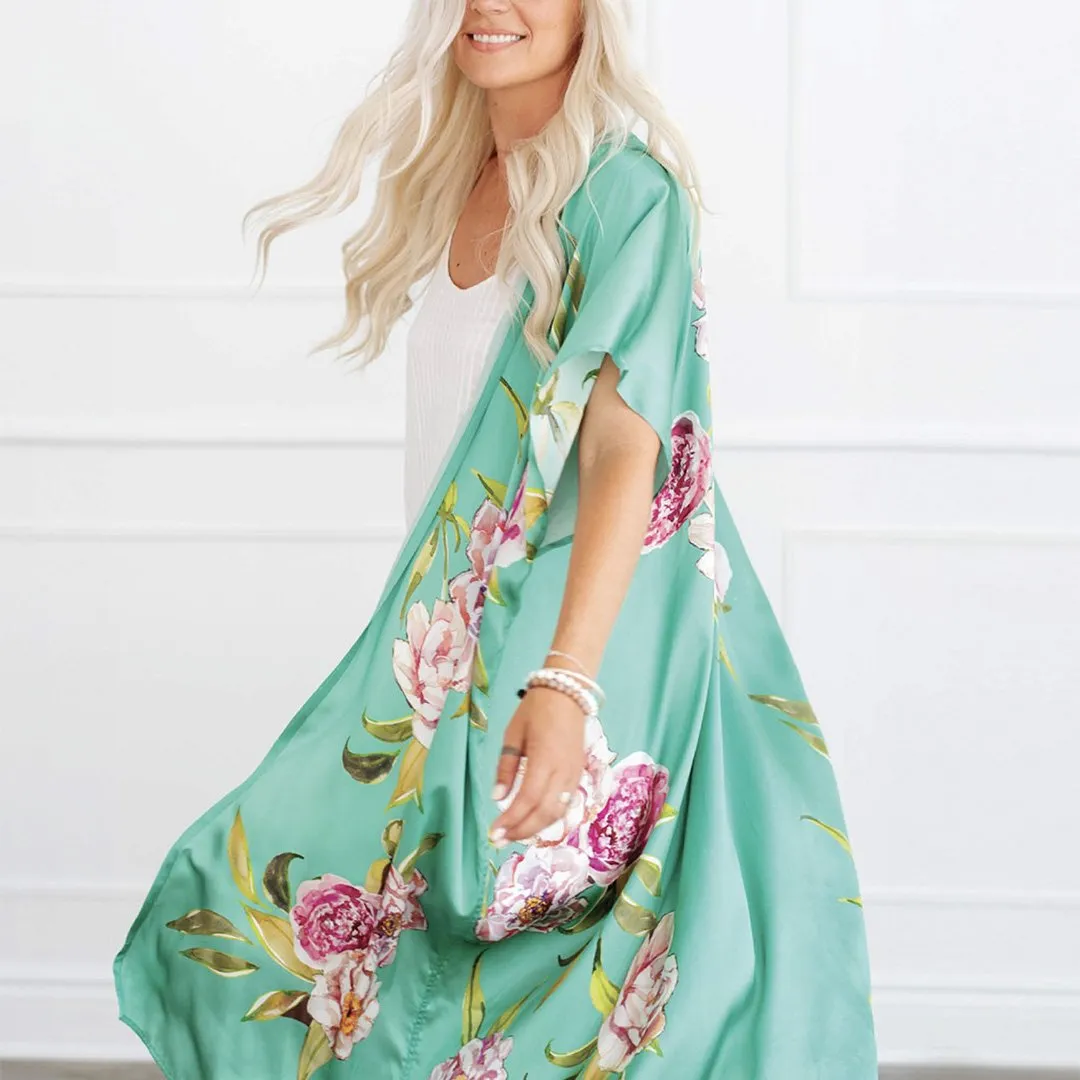 Kimono - Jade Peony