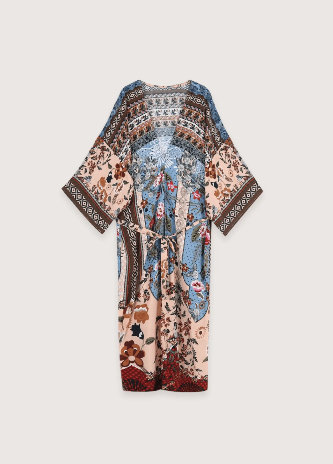 Kimono long | Bohème Patchwork Multicolore