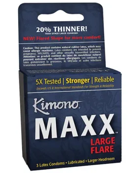 Kimono Maxx Condom - Pack of 3