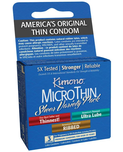 Kimono Micro Thin Variety Pack - Box Of 3