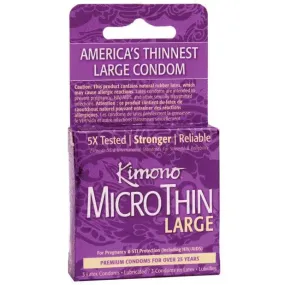 Kimono MicroThin Large Condom