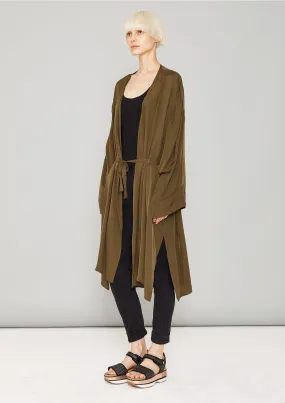 KIMONO - SILKY CUPRO khaki