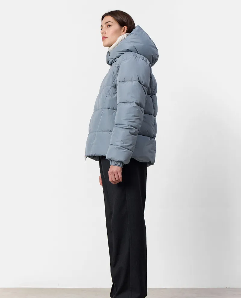 Levete Room Hope Short Monument Grey Padded Jacket