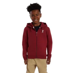 LFC JUNIOR ZIP THROUGH HOODY BROWN