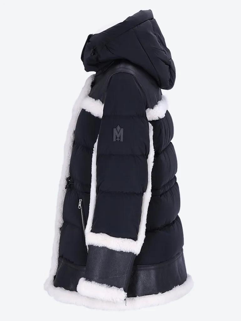 Lilibeth high collar down jacket