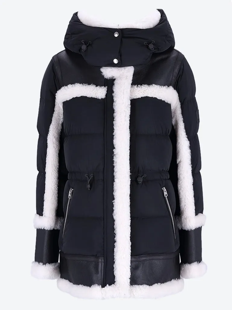 Lilibeth high collar down jacket