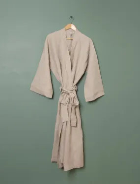 Linen Bath Robe // Natural