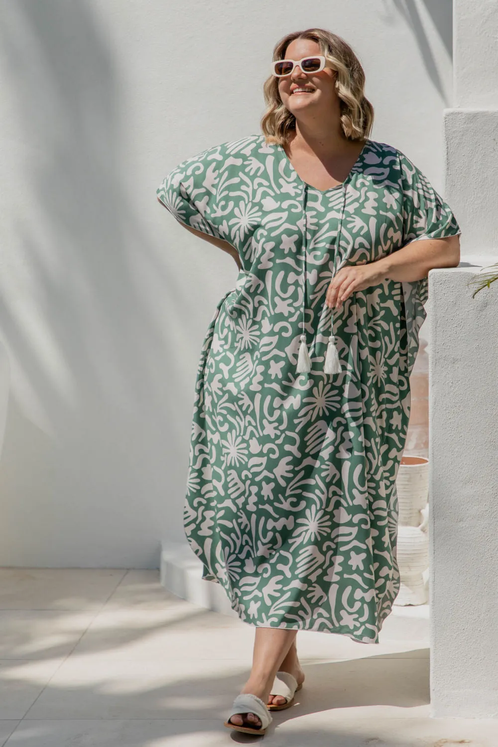 Long Kaftan Dress - Willow