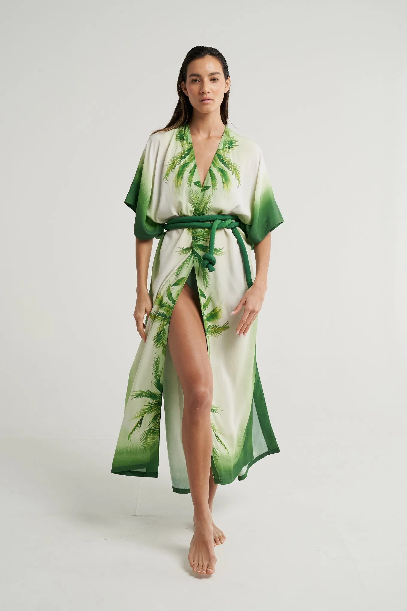 Long Kimono Verde