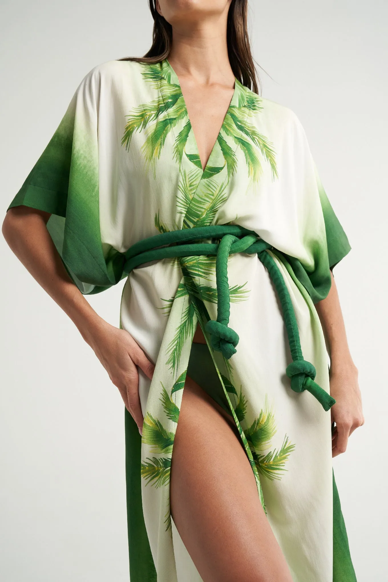 Long Kimono Verde