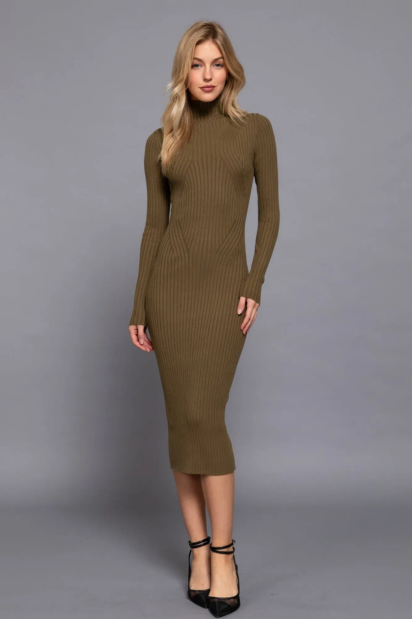 Long Sleeve Sweater Dress