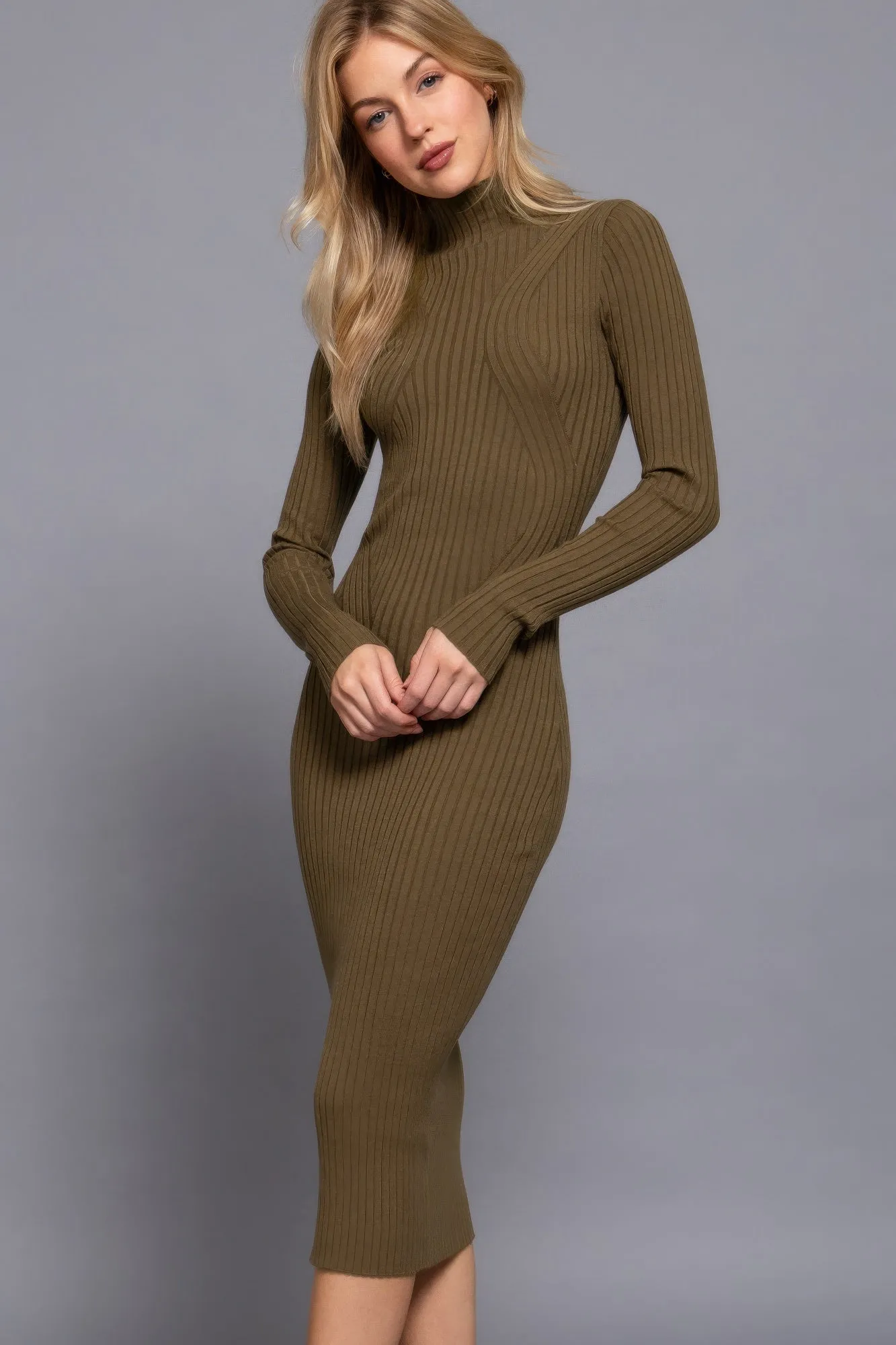 Long Sleeve Sweater Dress