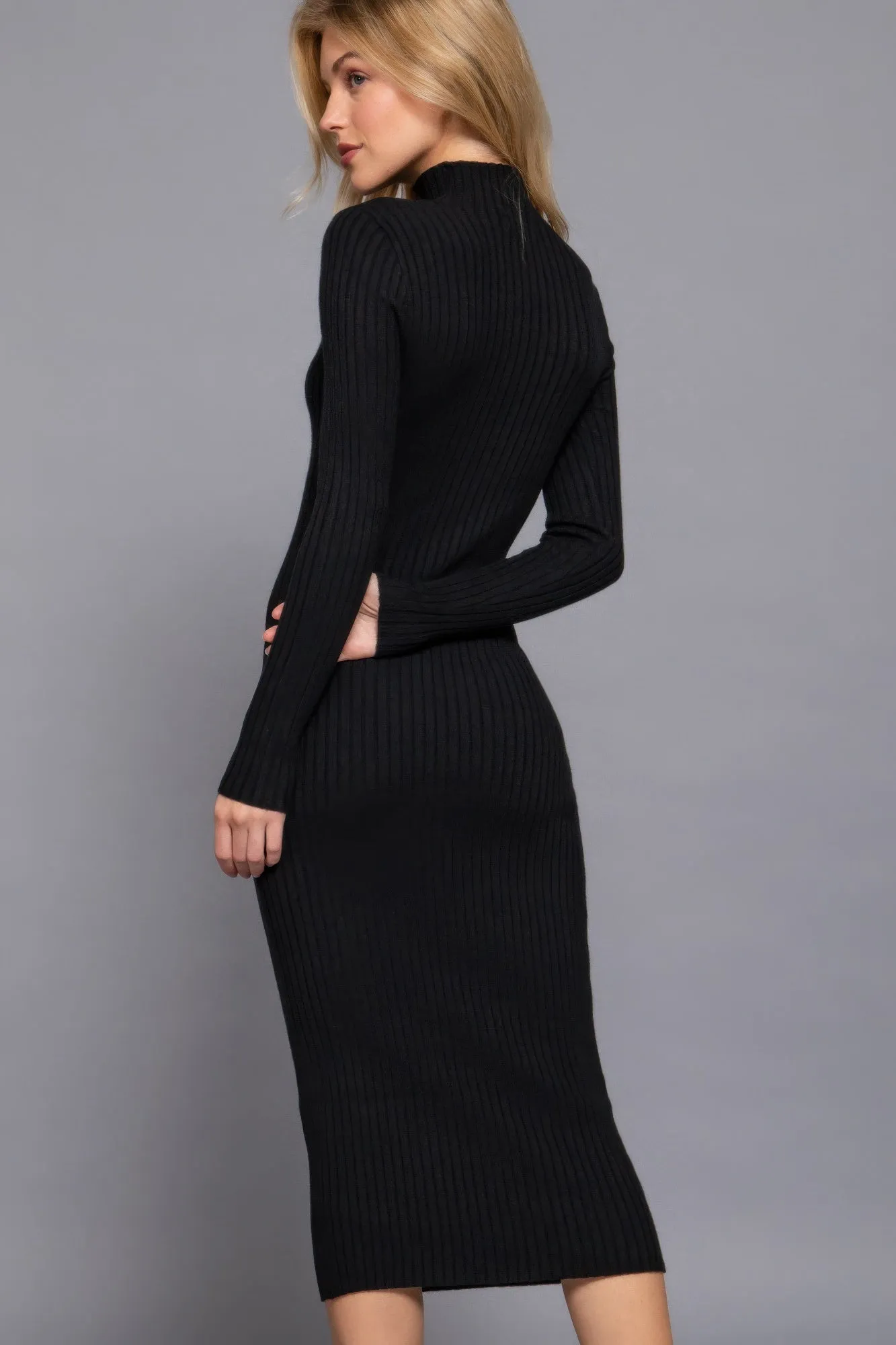 Long Sleeve Sweater Dress