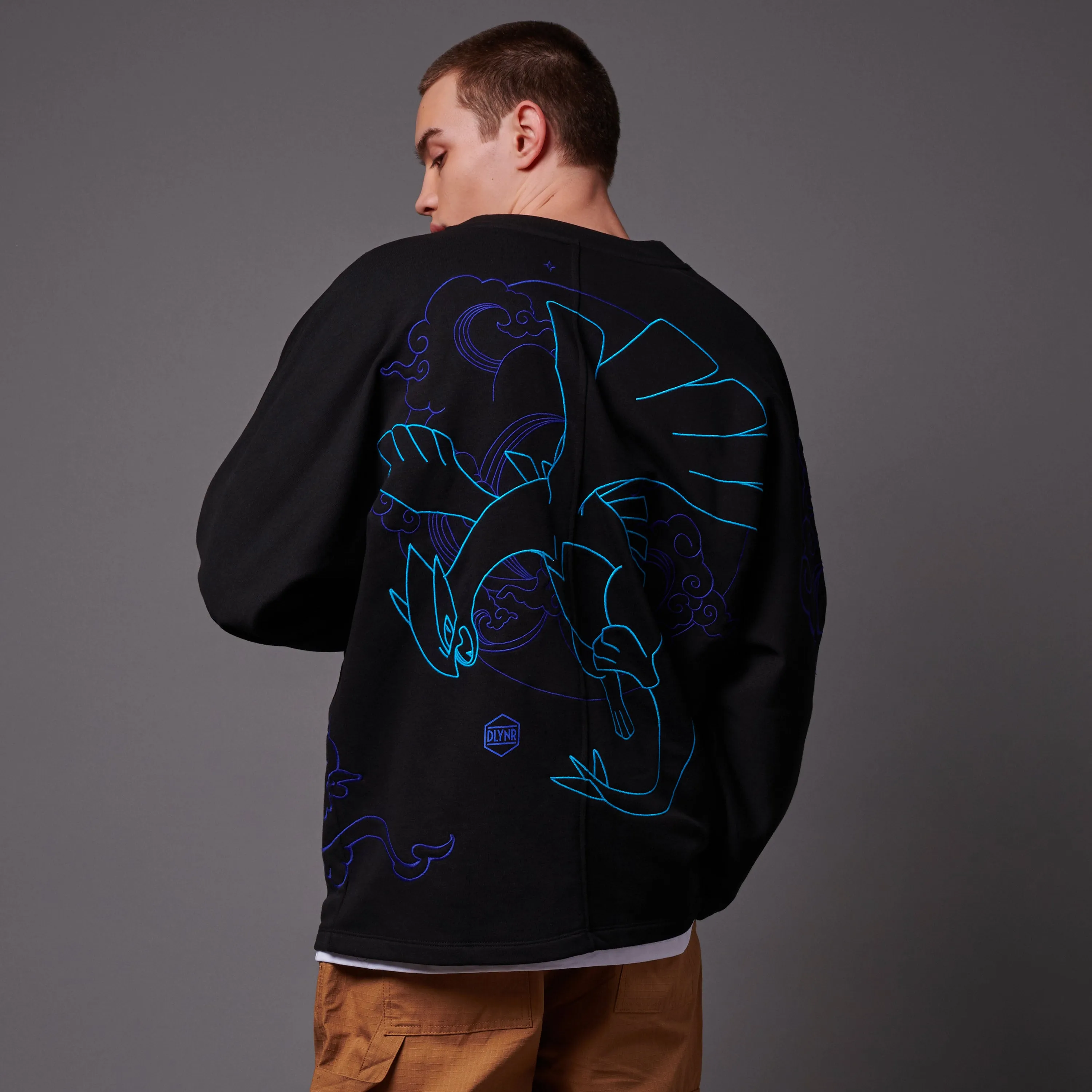 Lugia Kimono Sweatshirt Black