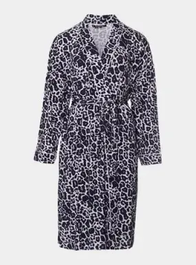 Luxe Leopard Bamboo Kimono Robe