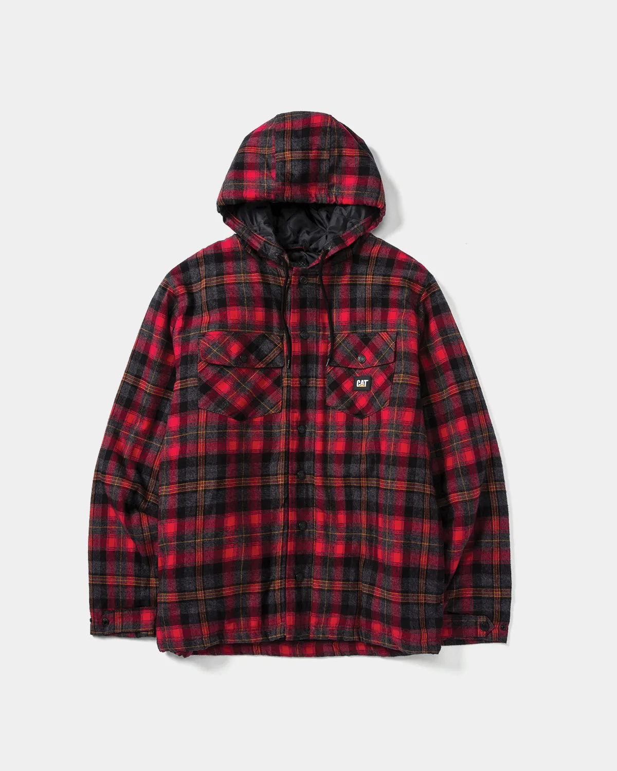 MEN'S HOODED FLANNEL SHIRT JAC