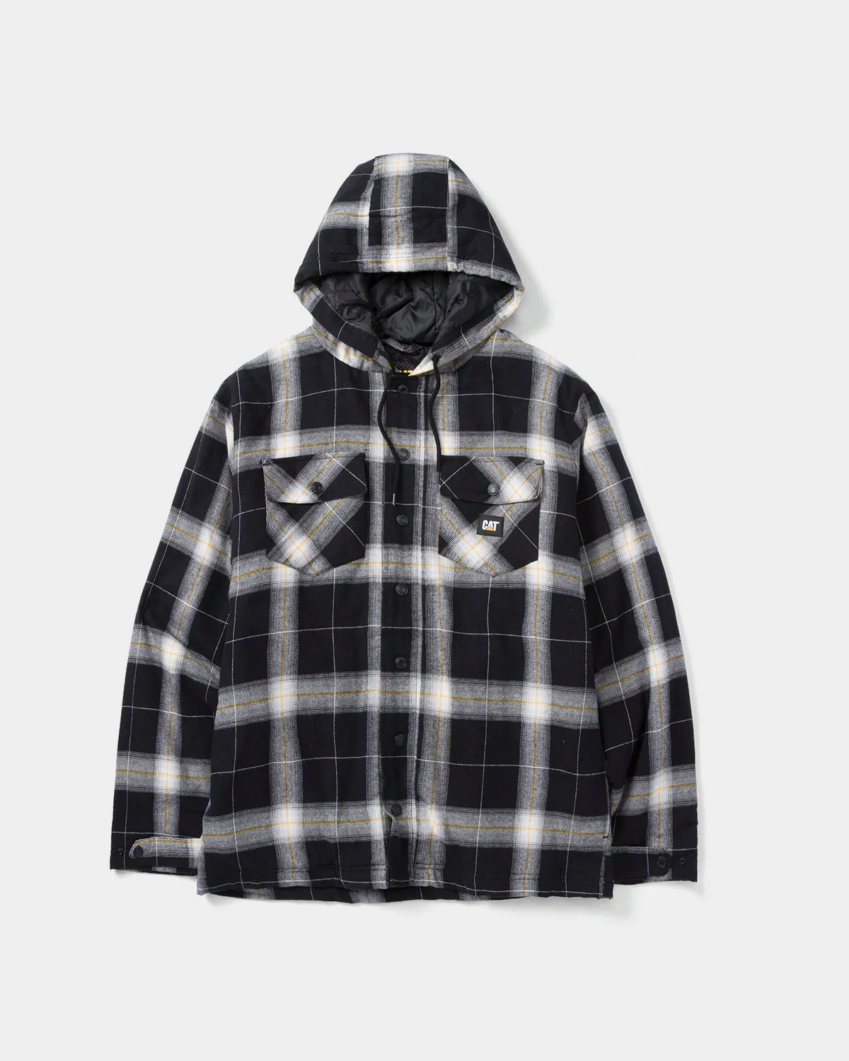 MEN'S HOODED FLANNEL SHIRT JAC