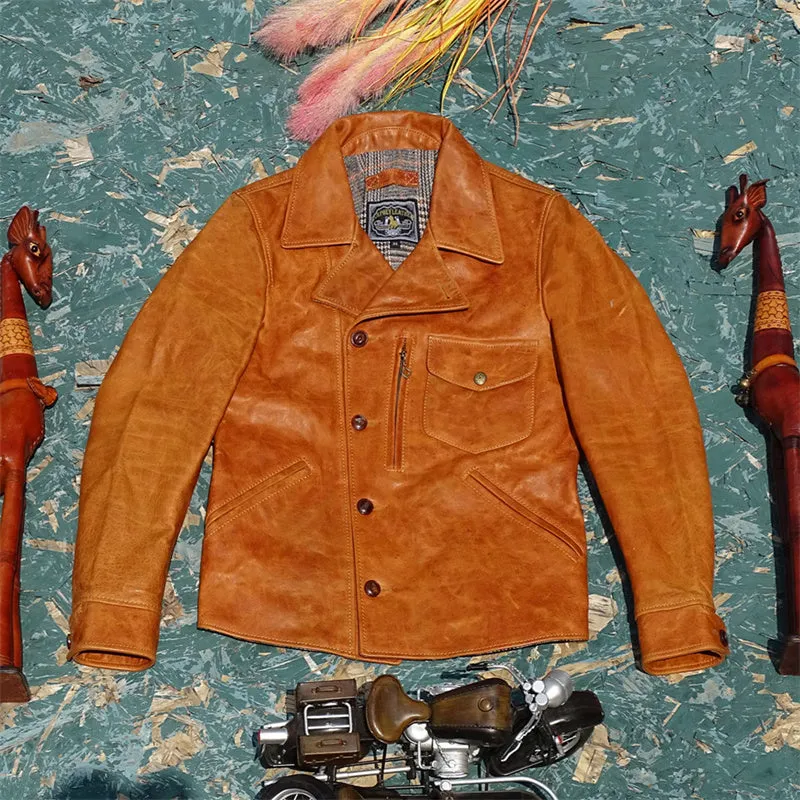 Men's Motorcycle Jacket Amber