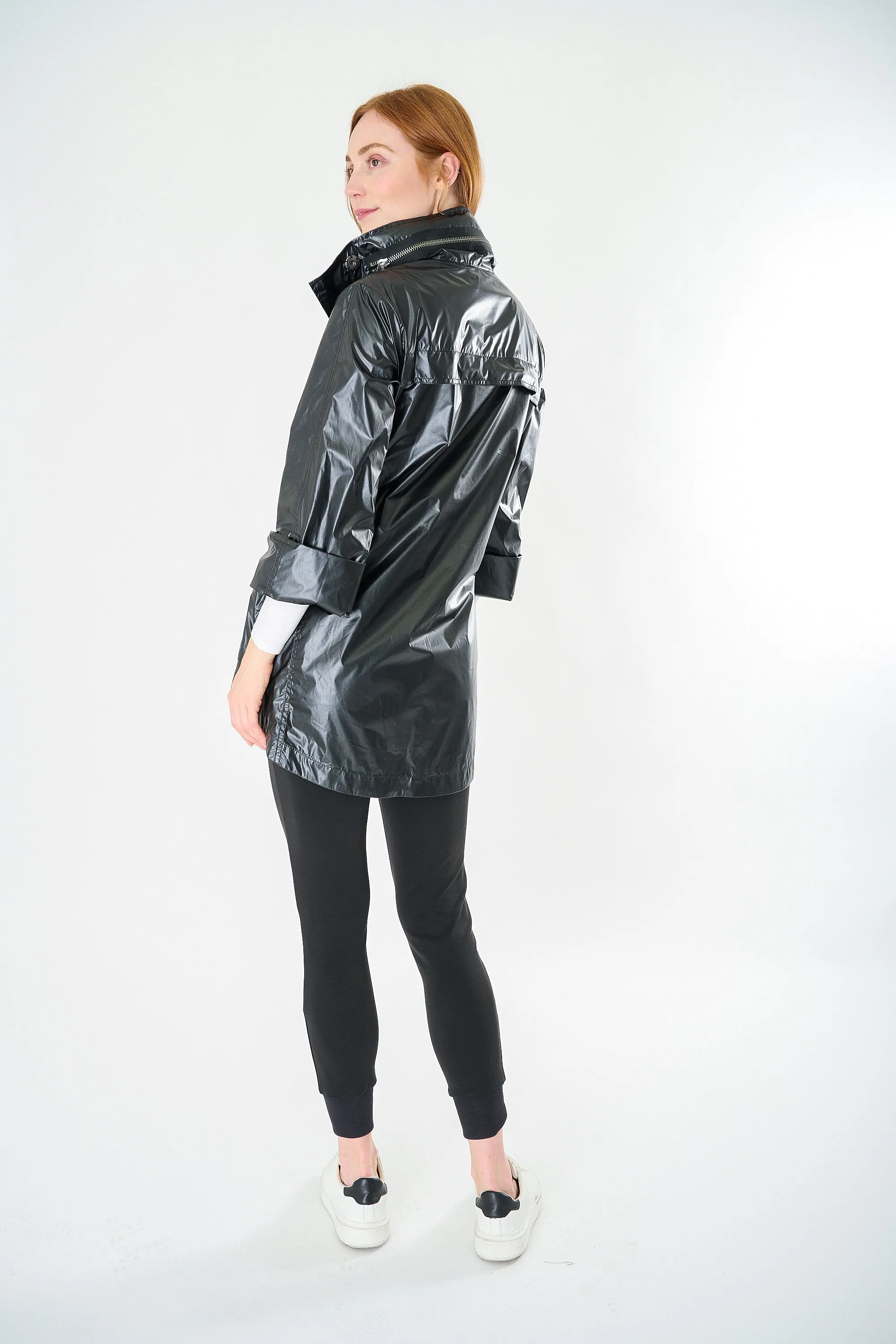 Metallic Rain Jacket