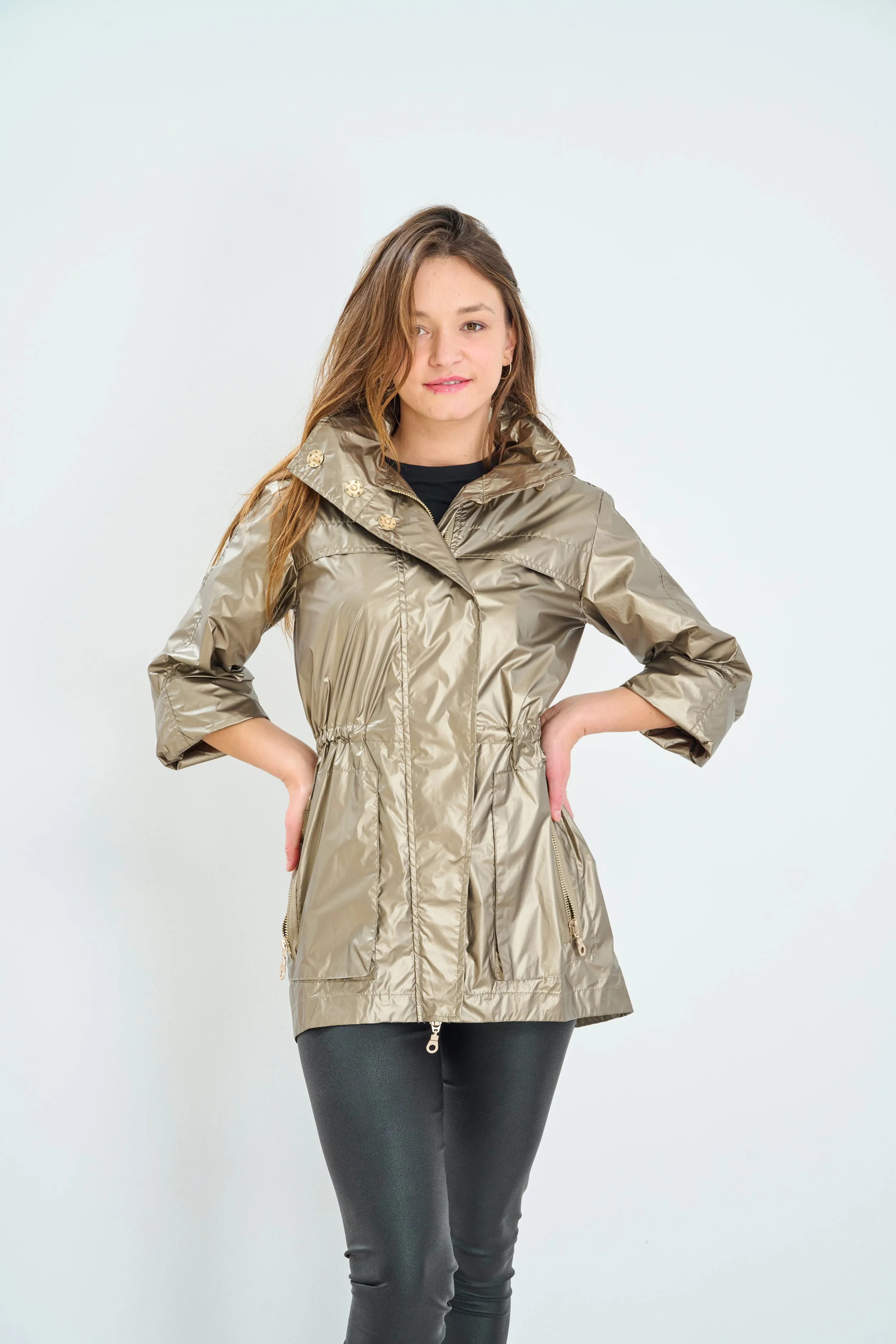 Metallic Rain Jacket