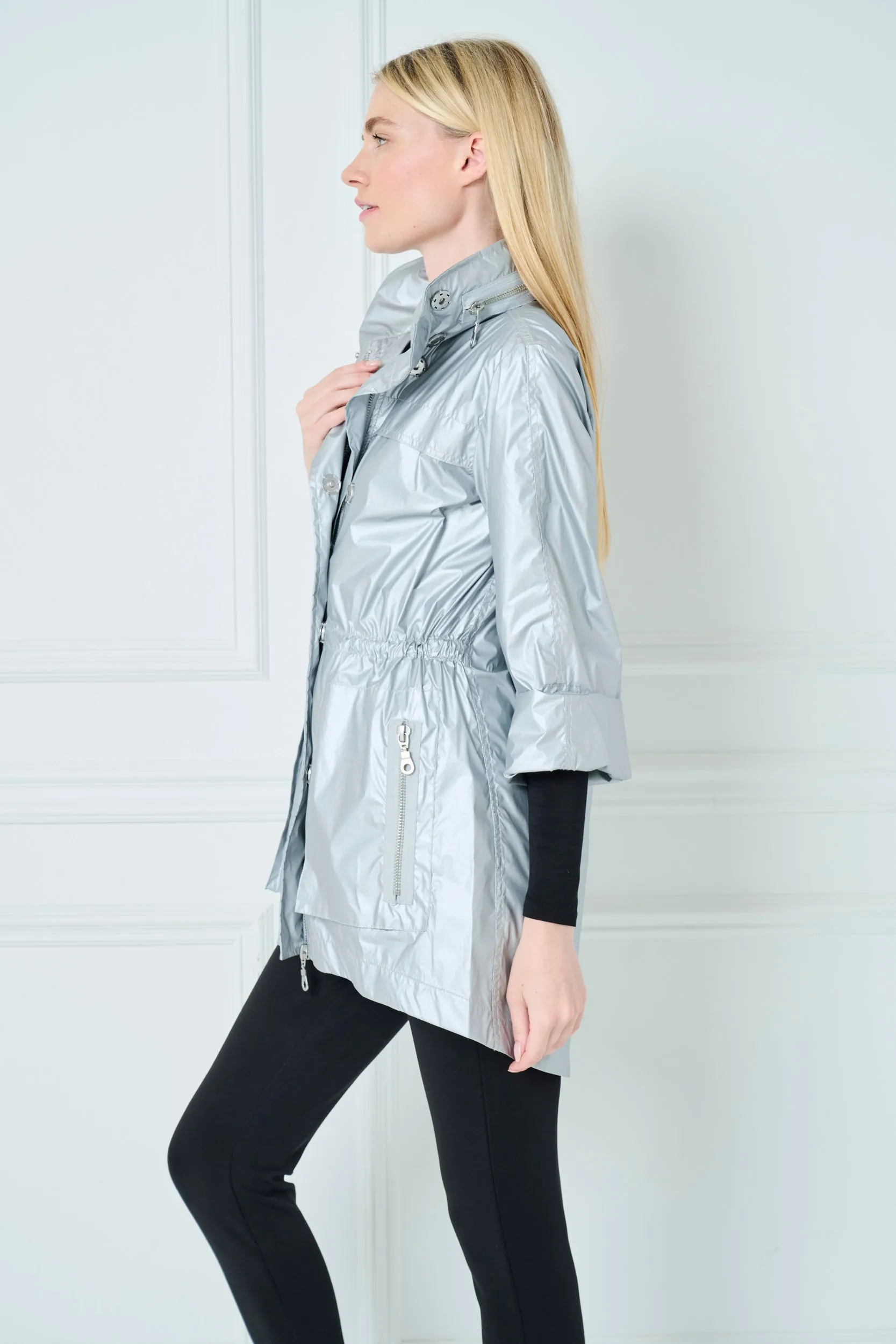 Metallic Rain Jacket