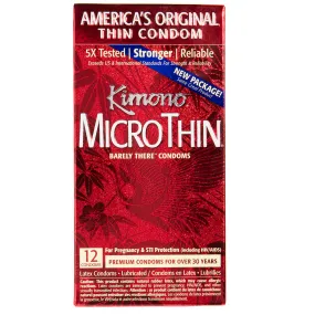 MicroThin Condoms in 12 Pack