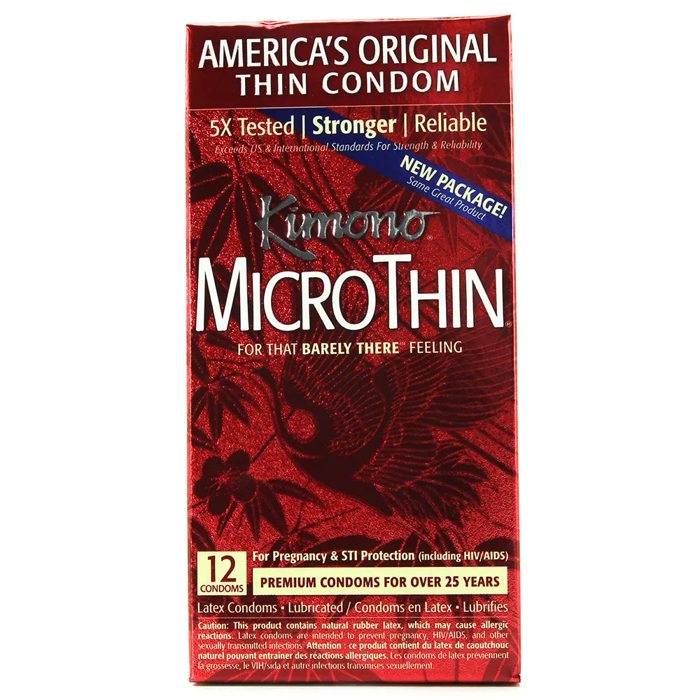 MicroThin Condoms in 12 Pack