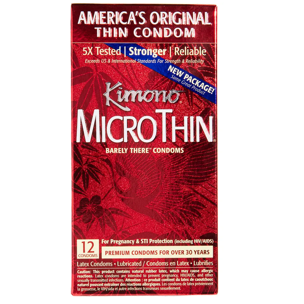 MicroThin Condoms in 12 Pack