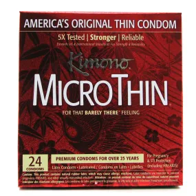 MicroThin Condoms in 24 Pack