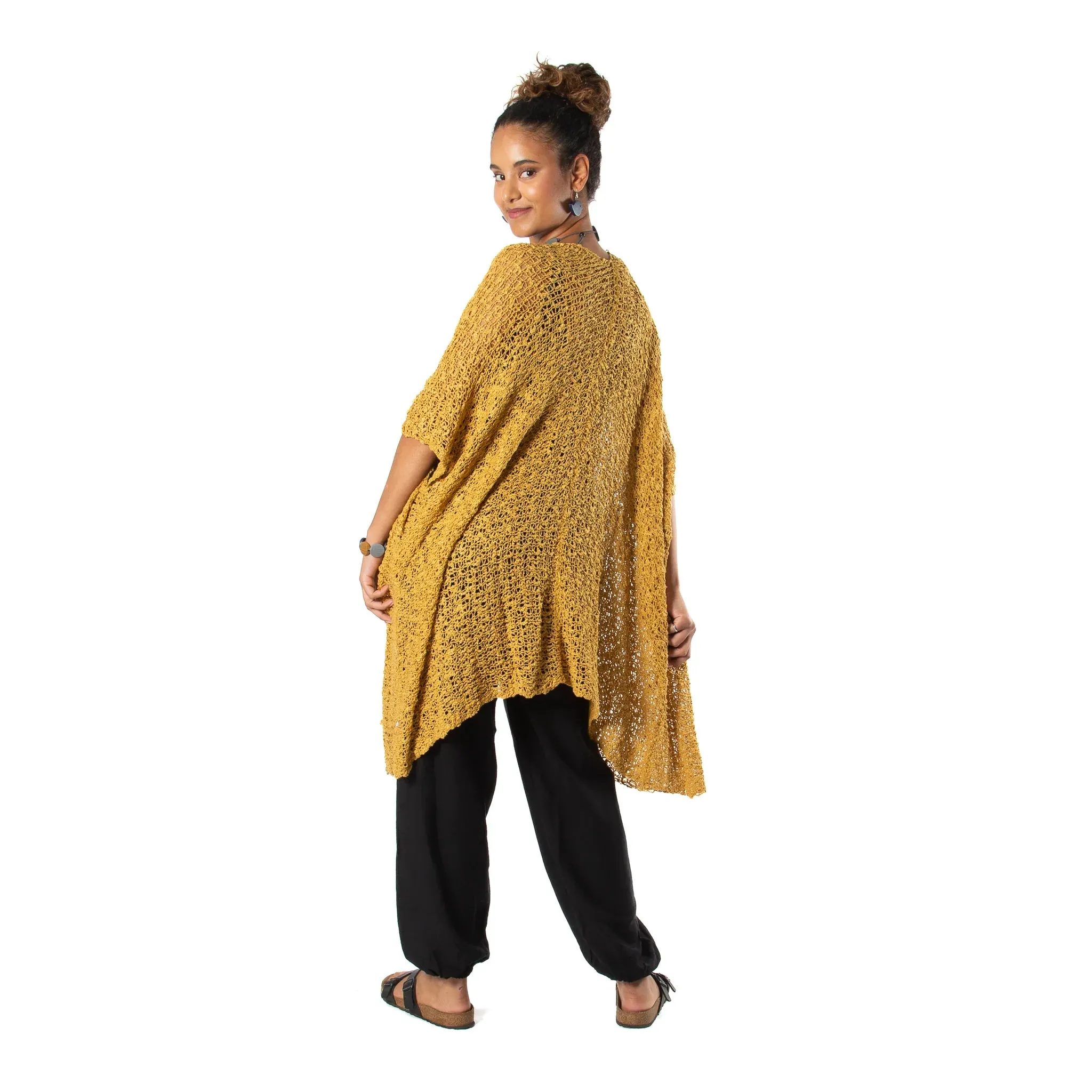 Mid Length Popcorn Kimono