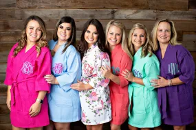 Monogrammed Waffle Kimono Robe - 2020