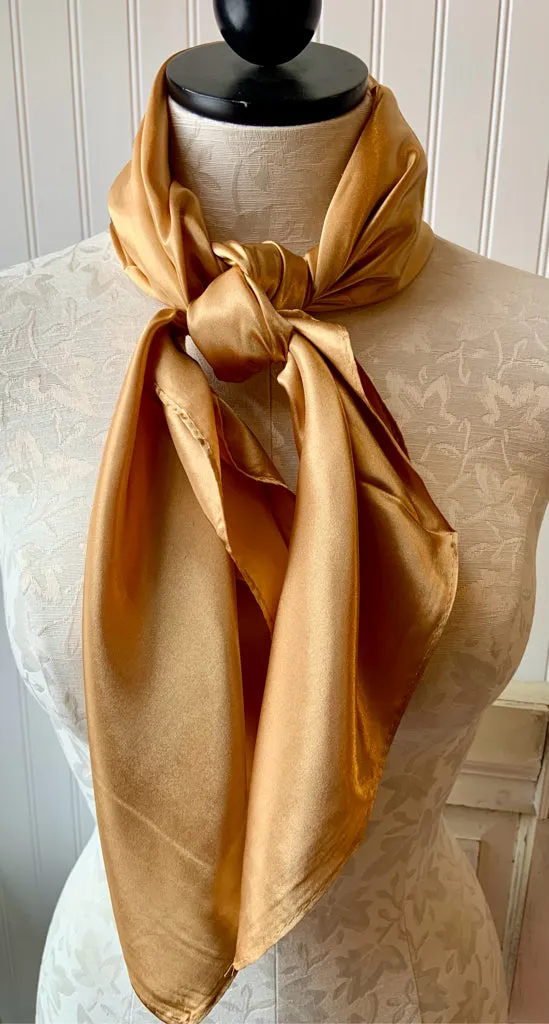 Mustard Wild Rag Dress Scarf