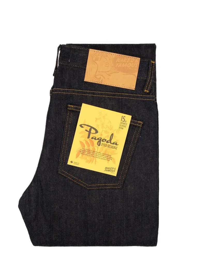 Naked & Famous Denim Weird Guy - Pagoda Dyed Selvedge