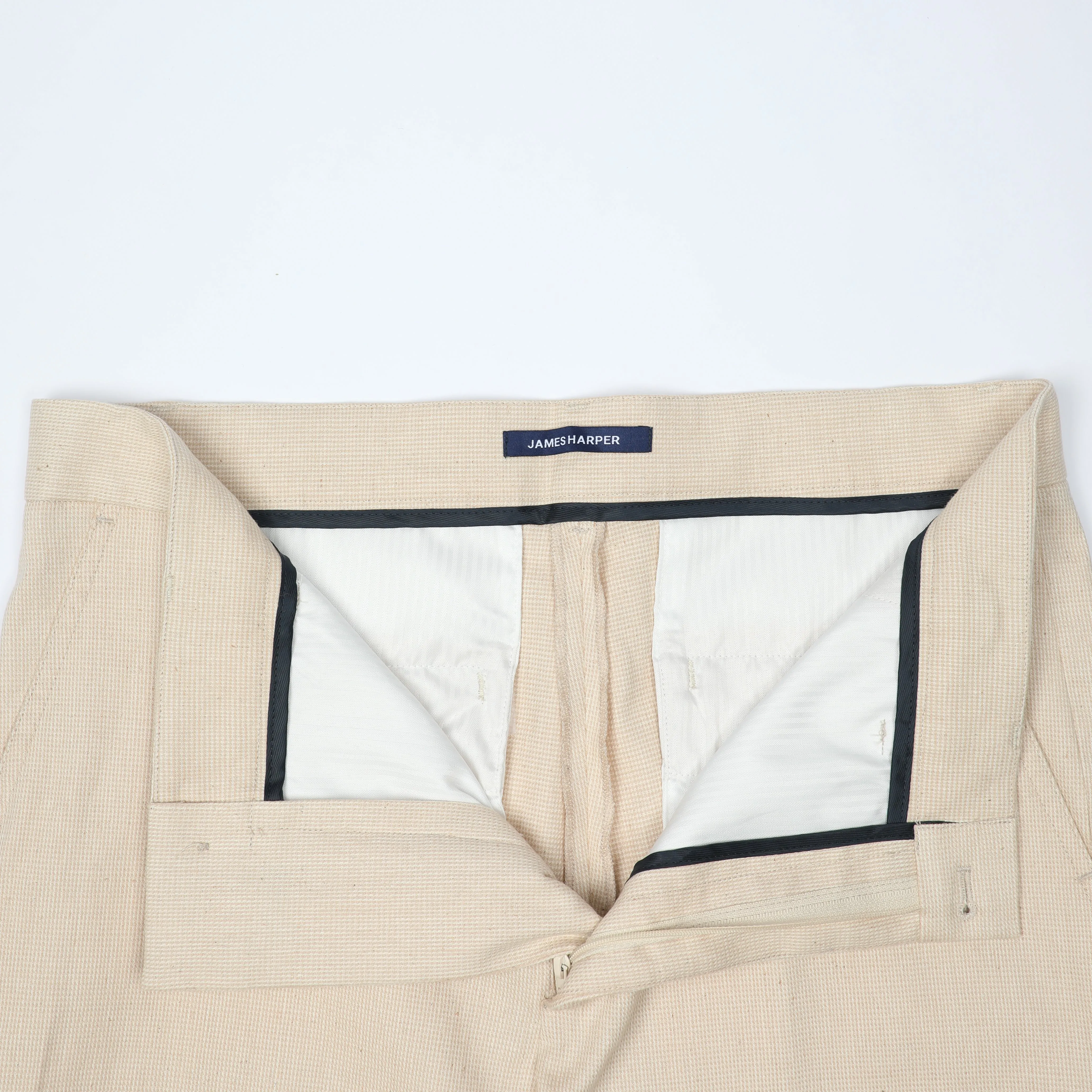 Natural Cotton Linen Weave Pant