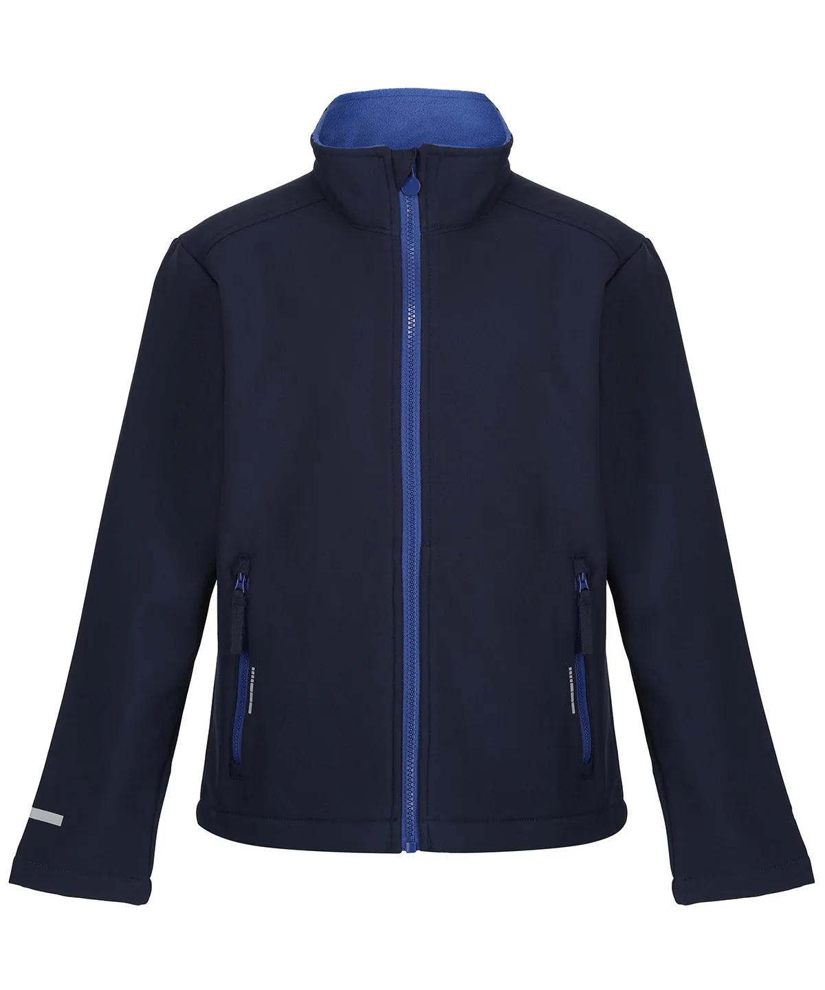 Navy/New Royal - Kids Ablaze softshell jacket