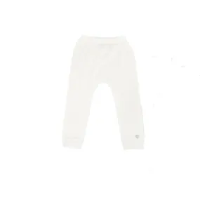 Nest Designs Organic Cotton Ribbed Harem Pants - White