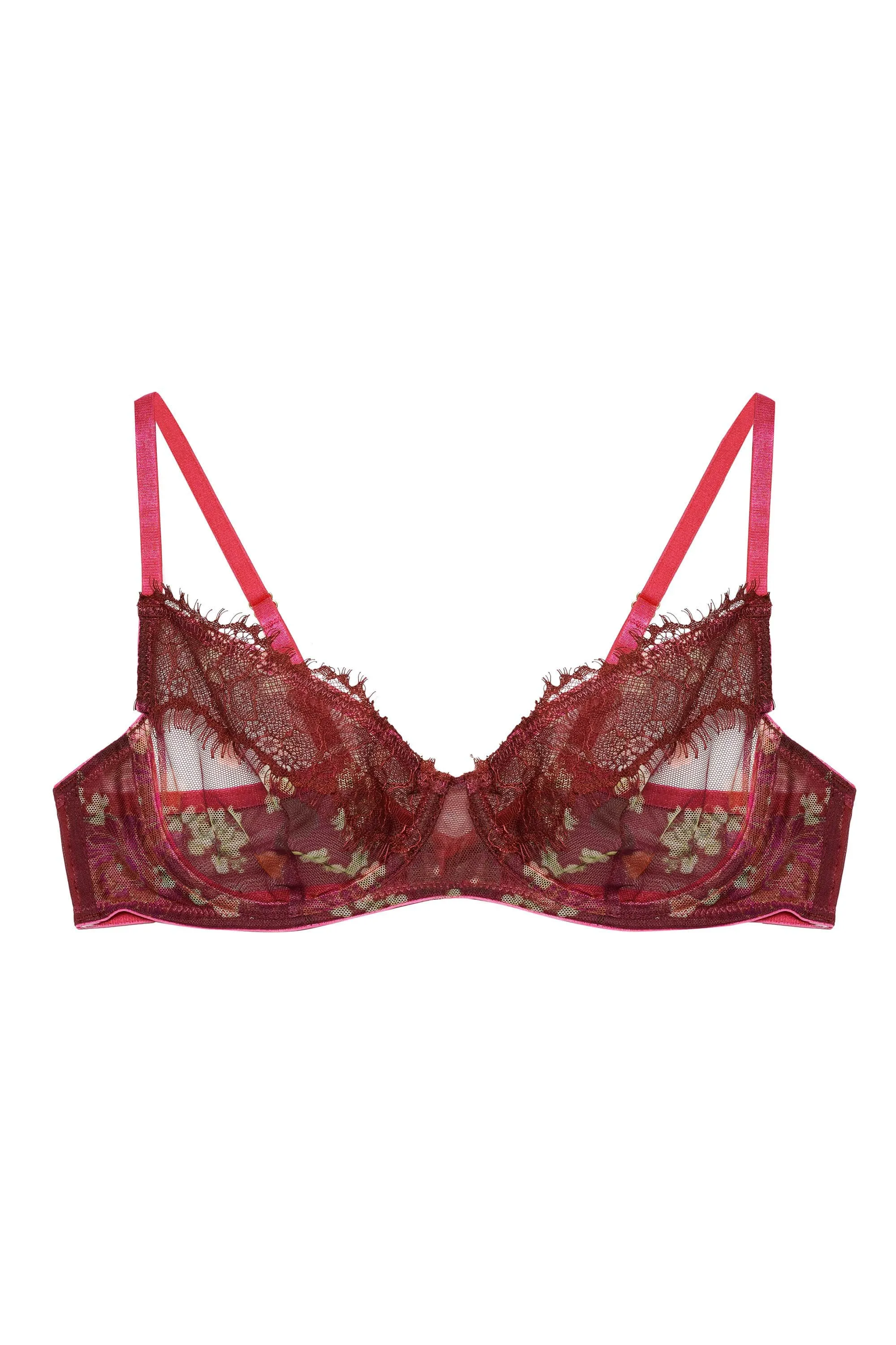 Neve Kimono Print Plunge Bra