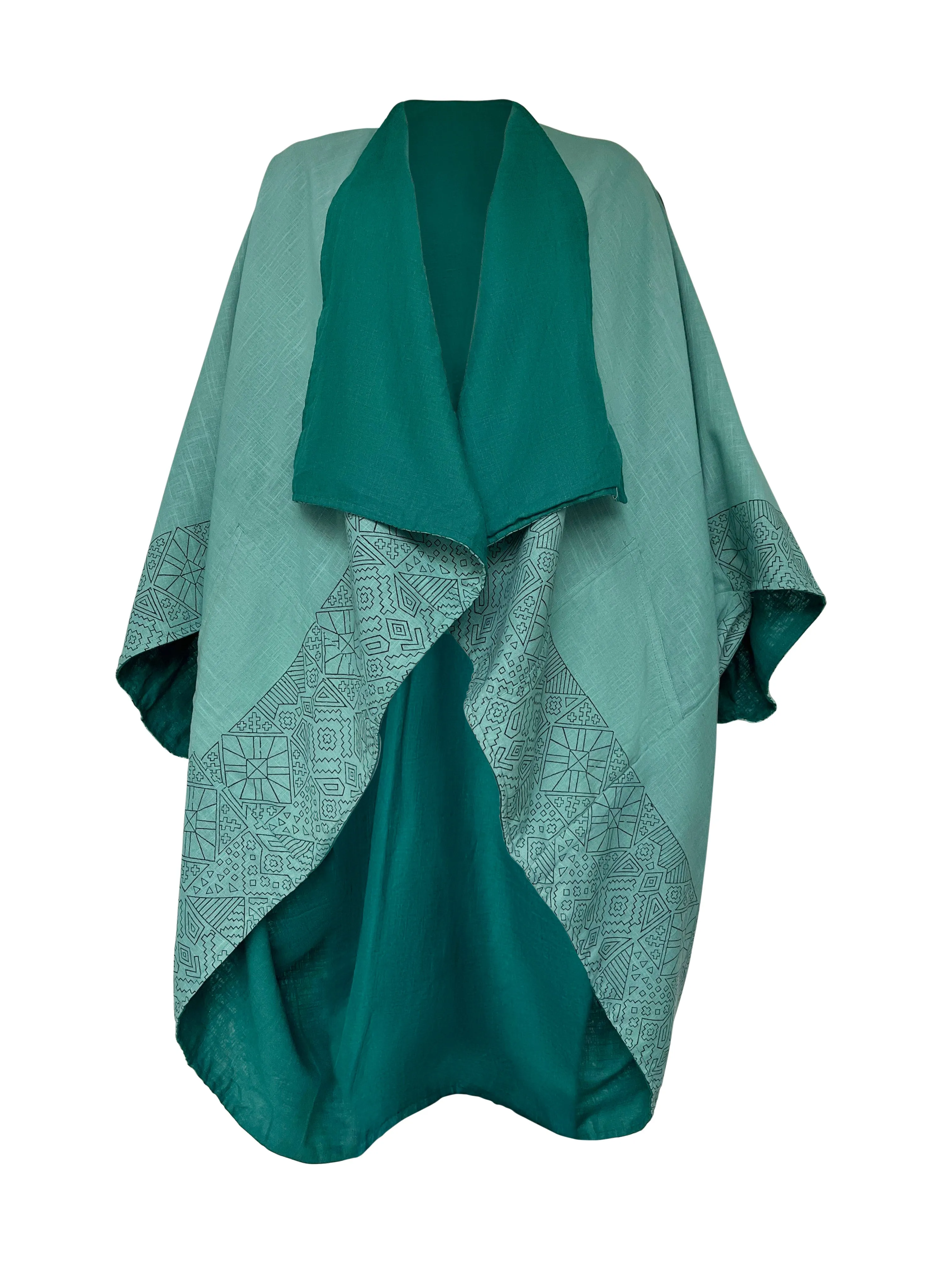 NEW! JIVA Cotton Kimono Water