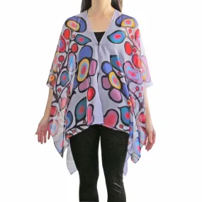 Norval Morrisseau Woodland Floral Kimono Scarf