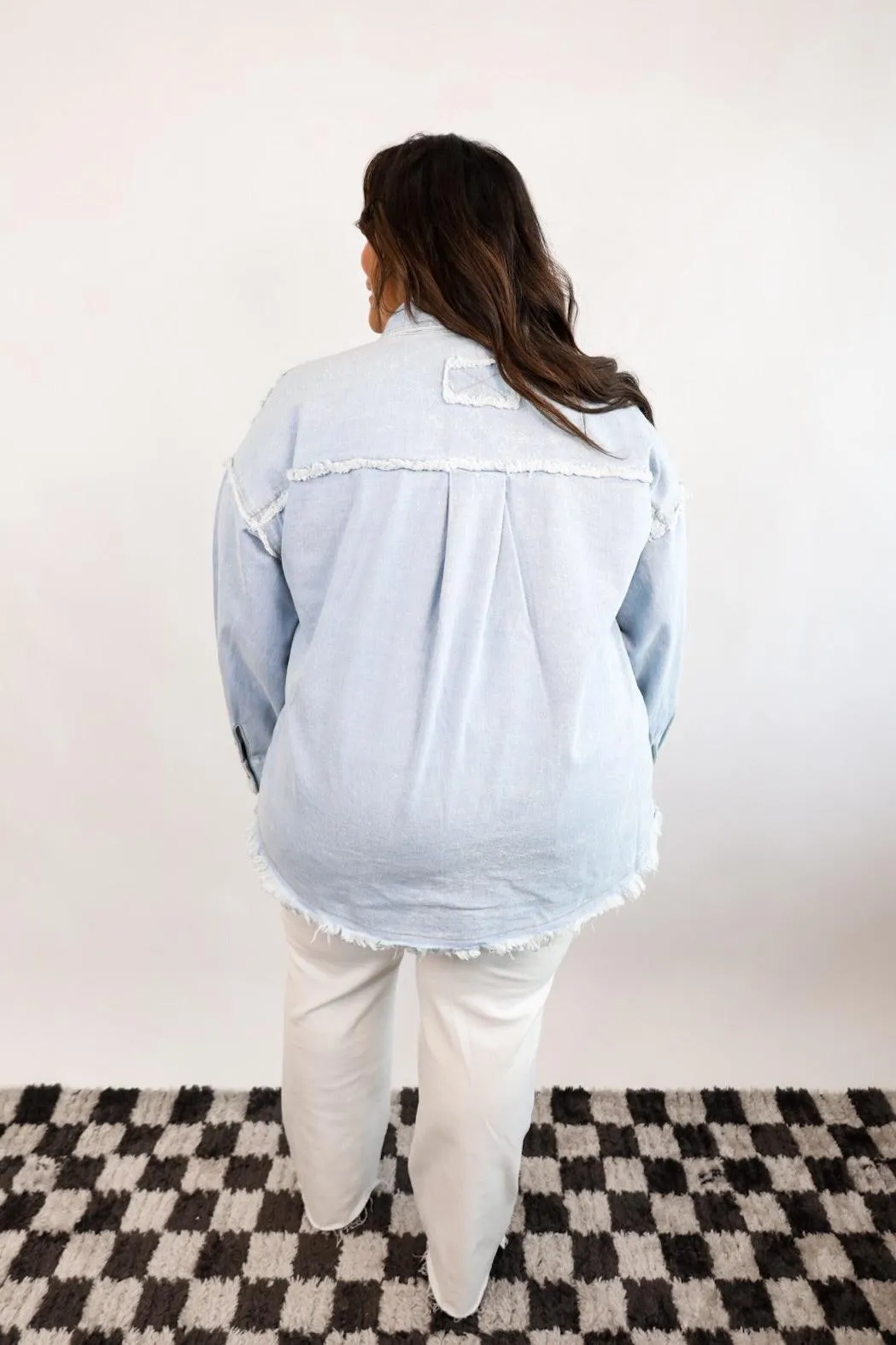 Now Or Never Denim Shacket