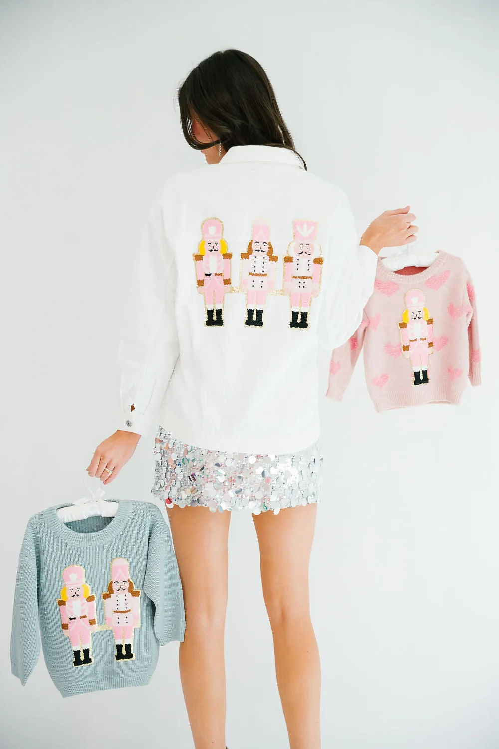 NUTCRACKER WHITE DENIM JACKET