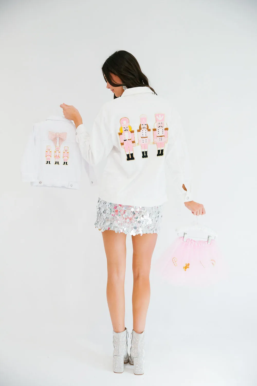 NUTCRACKER WHITE DENIM JACKET