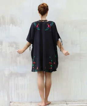 Picaflor Kaftan Black Kimono