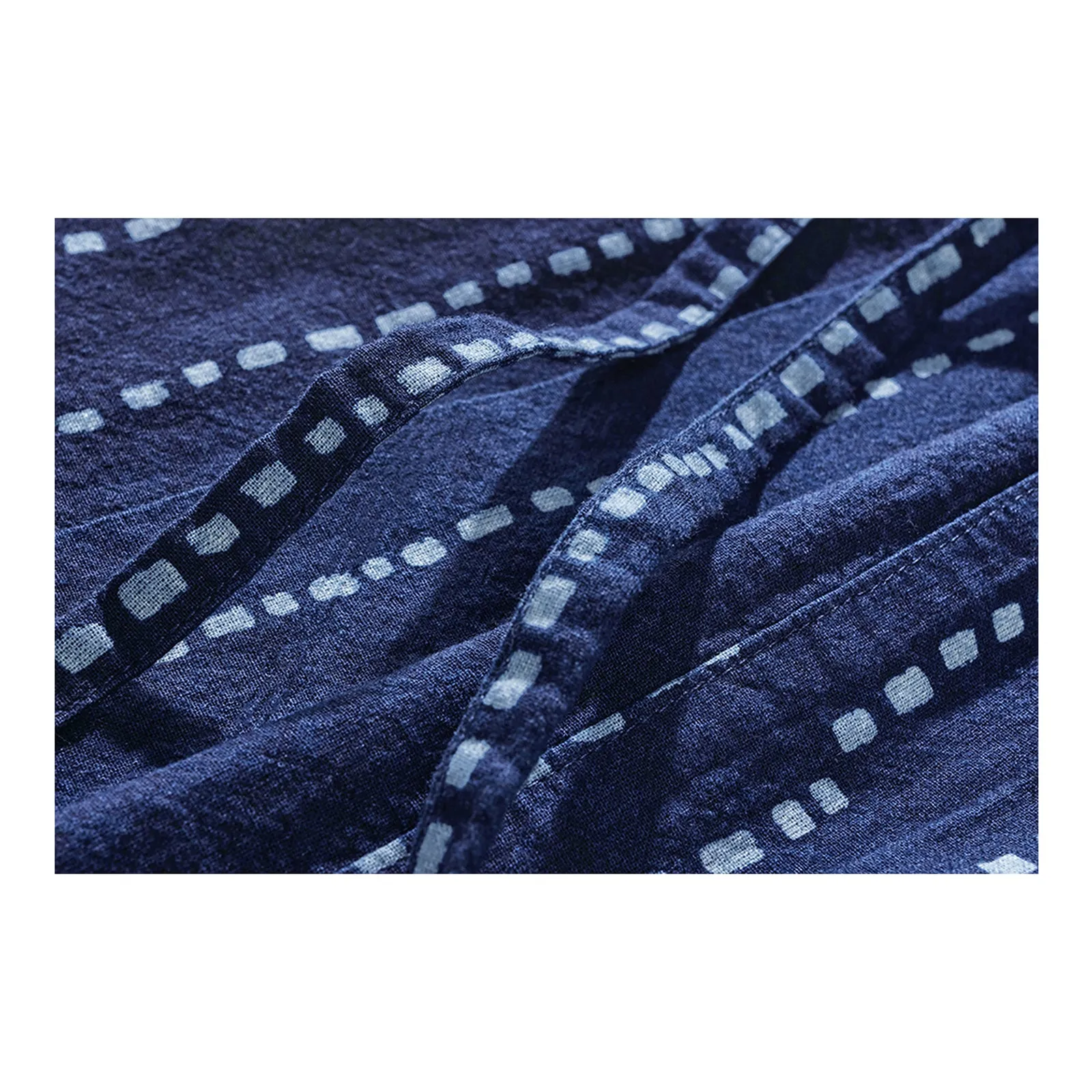 Plant Dyed Ice Cracked Indigo Summer Kimono