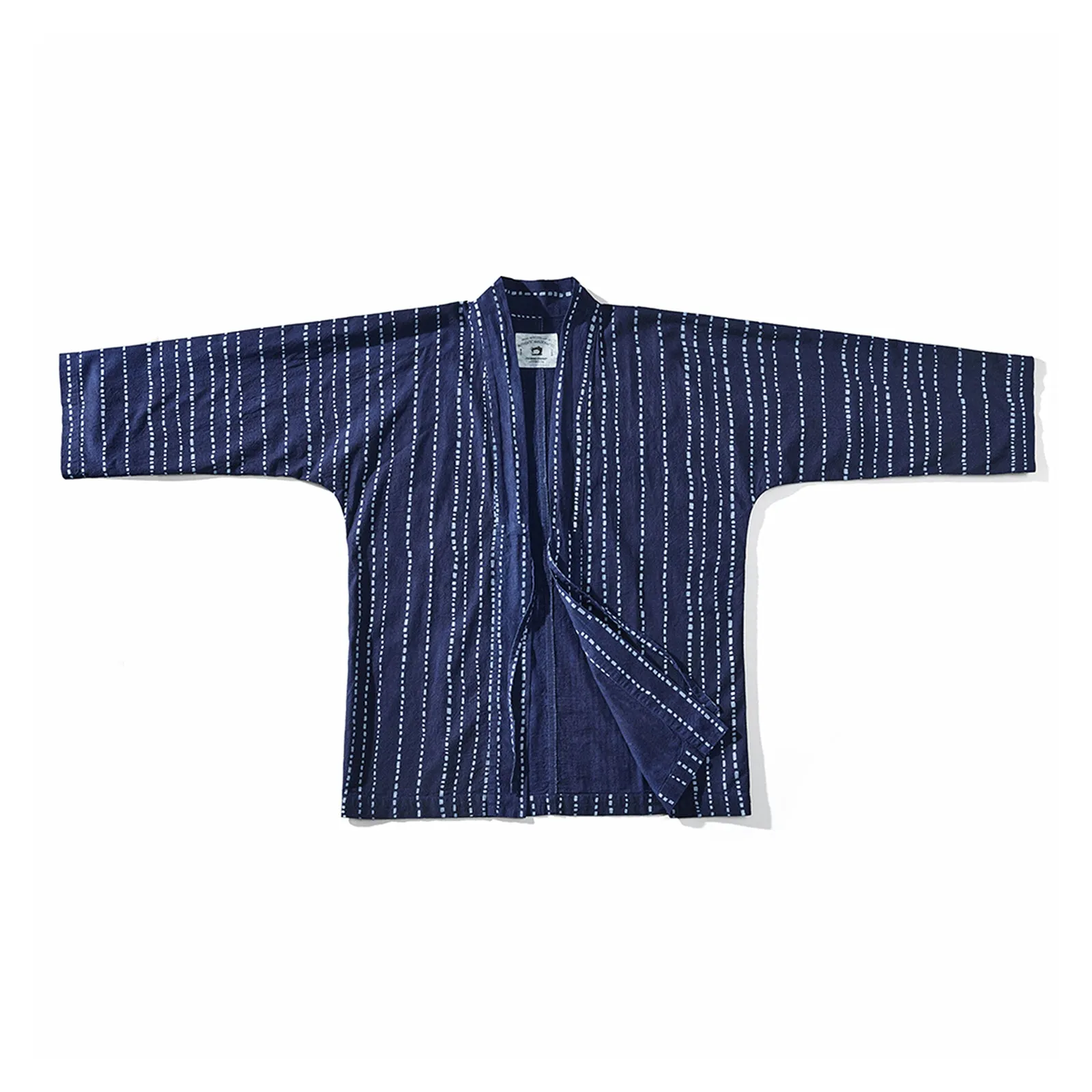 Plant Dyed Ice Cracked Indigo Summer Kimono