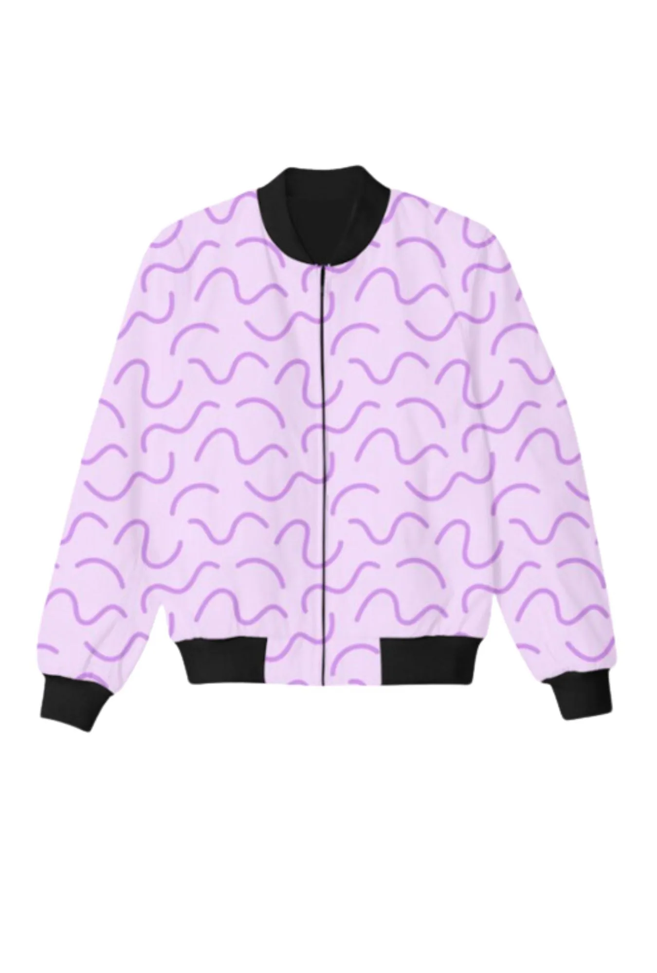 Purple Curls Kids Jacket