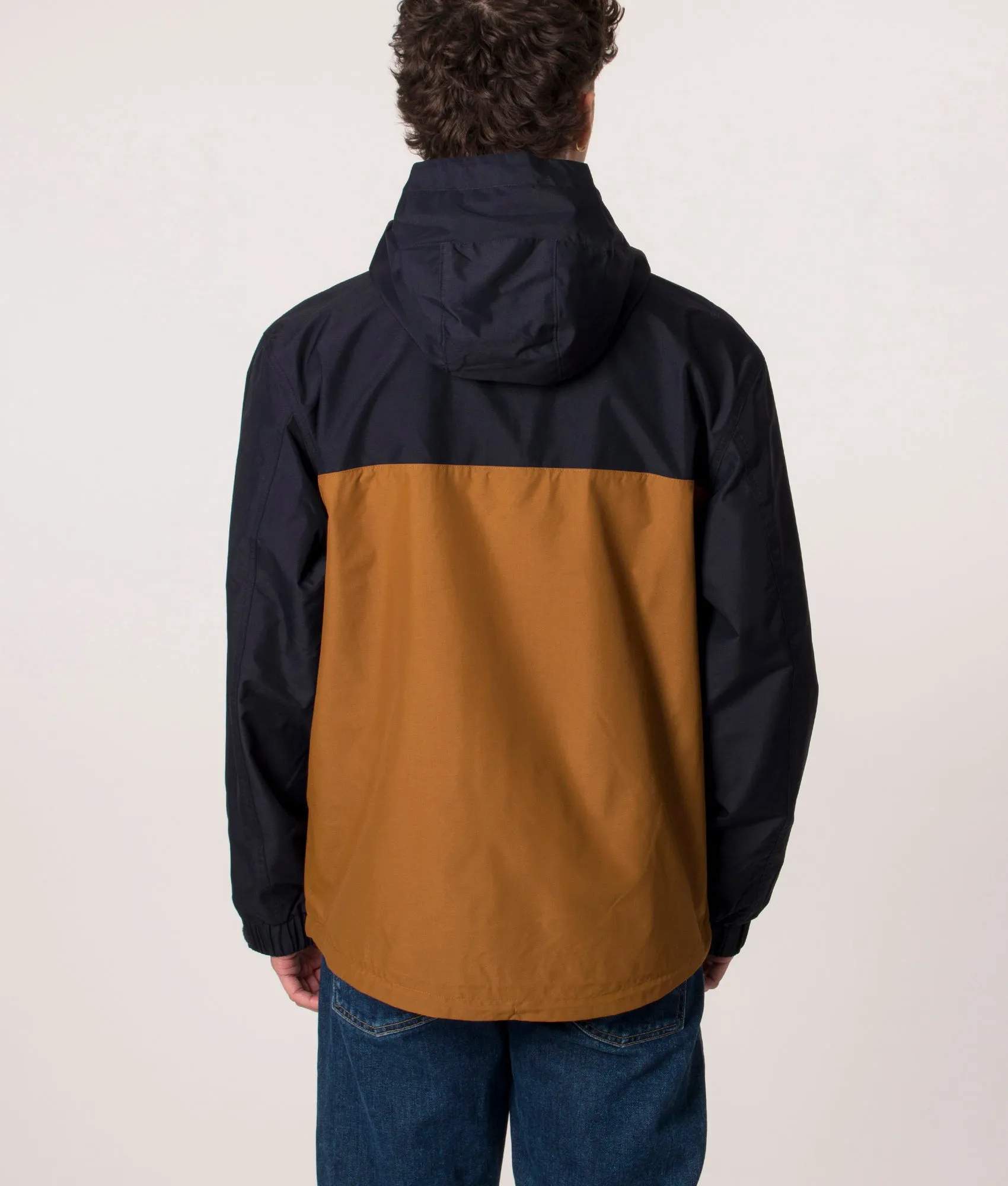 Quarter Zip Colour Block Overhead Jacket