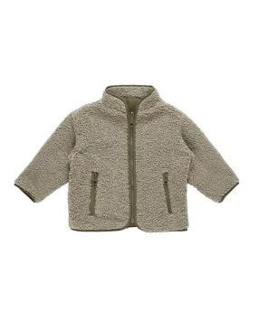 Quincy Mae Shearling Jacket -Olive